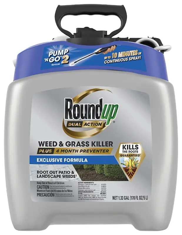 Roundup Ready-To-Use Weed & Grass Killer – 1.33-Gallon Liquid Herbicide For Targeted Control 1
