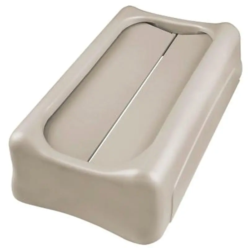 Rubbermaid Fg267360Beig Beige Swing-Lid Lid For 15-7/8" And 23-Gallon Slim Jim Waste Containers 1