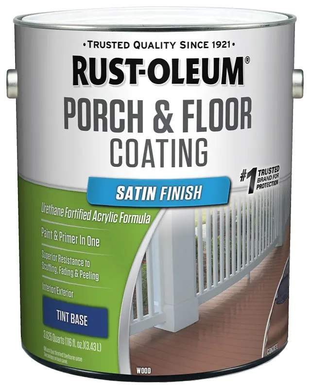 Rust-Oleum Porch & Floor Enamel – 1-Gallon Can, Durable Liquid Coating For High-Traffic Surfaces 1