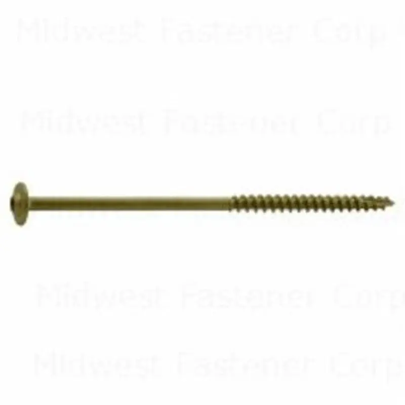 Saberdrive 52540 Heavy-Duty Lag Screw – 3/8-Inch Diameter, 8-Inch Overall Length, Hex Washer Head 1