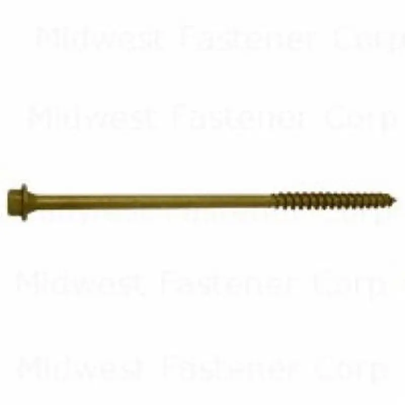Saberdrive Hex Lag Screw – 1/4" × 6", 40-Pack, Heavy-Duty Structural Fastener 1
