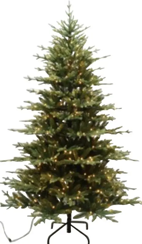 Santas Forest 61994 Pre-Lit Cascade Noble Fir Christmas Tree – 9 Ft, Multi/Clear Mini Lights 1