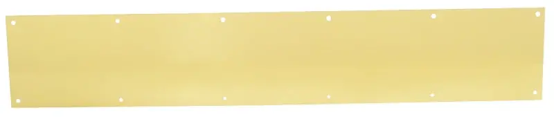 Schlage Brass Kick Plate – 34" Length × 6" Width, Commercial-Grade 1
