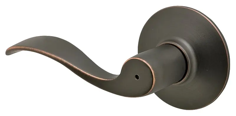 Schlage F40V Acc Privacy Lever Handle – Aged Bronze Finish, Grade 2 Mechanical Lockset 1