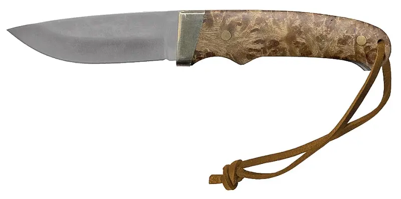 Schrade Phw Fixed-Blade Knife – 3.6-Inch 7Cr17Mov Stainless Steel Edge, Brown Ergonomic Handle 1