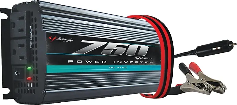 Schumacher Pi-750 Power Inverter – 10–15V Dc Input To 110–128V Ac Output, Compact 750W Continuous Rating 1