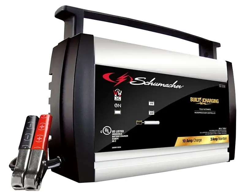 Schumacher Sc1358 2.5-Amp Smart Battery Charger – Compatible With 6V/12V Agm Batteries 1