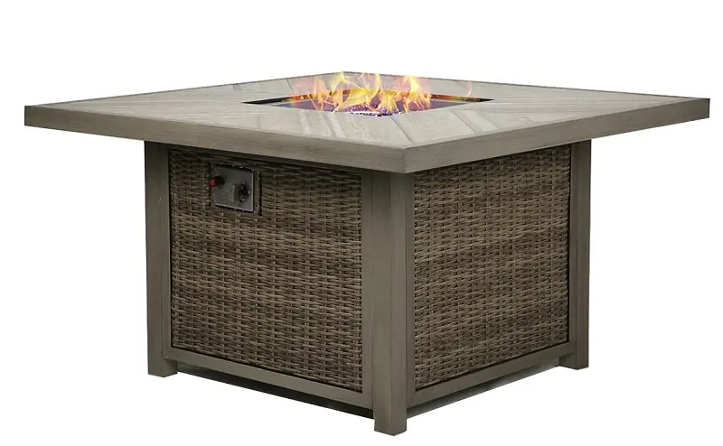 Seasonal Trends 141606 Spring-Themed Gas Table – 42" Round Arbor Design 1