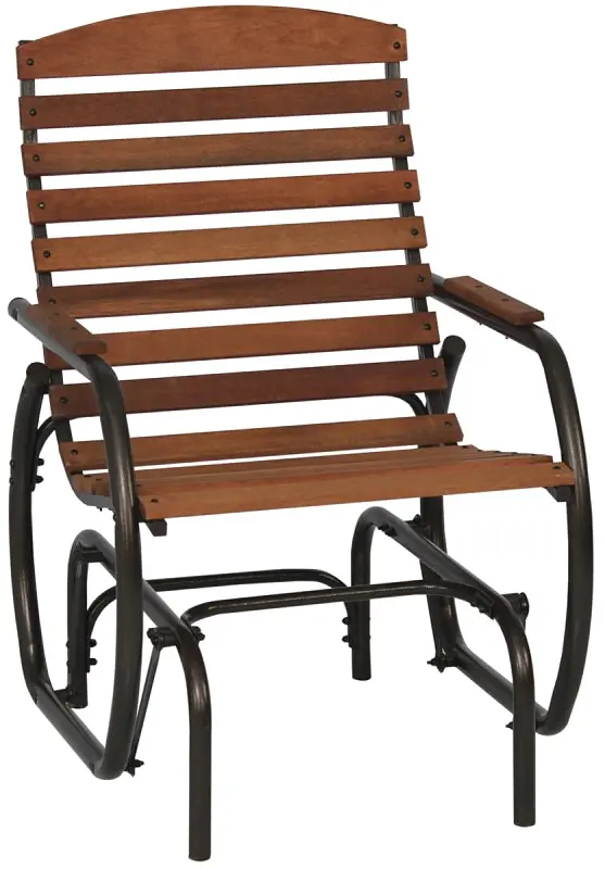 Seasonal Trends Cg41Z Country Garden Glider Bench – Bronze Frame, 29.5" W X 24.5" D X 37" H 1