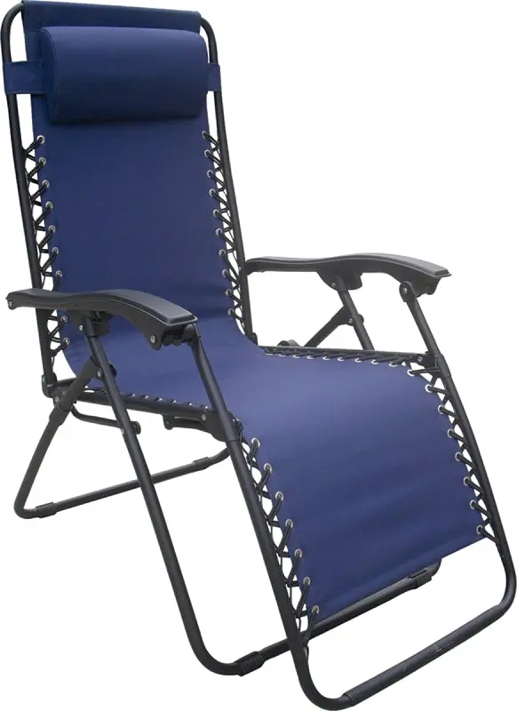Seasonal Trends F5325O-1Bkox60 Outdoor Relaxer Chair – Ergonomic Reclining Design, 25.6"W X 63"D X 43.3"H, 250-Lb Weight Limit 1