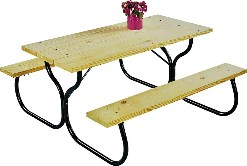 Seasonal Trends Fc-30 Heavy-Duty Powder-Coated Steel Table Frame Kit For Outdoor Seating 1