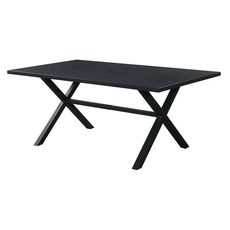 Seasonal Trends Htms68Bx Rectangular Dining Table – 68-Inch Length, Steel Frame, Modern Design 1