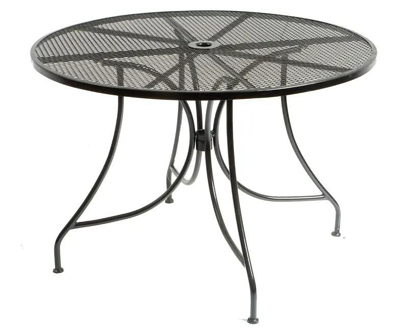 Seasonal Trends Jyl-2220 Steel Patio Table – Round Design, Sturdy Powder-Coated Frame 1