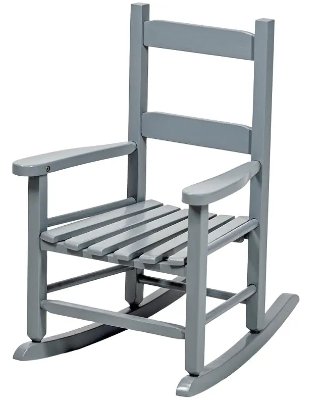 Seasonal Trends Kn-14G Solid Indonesian Hardwood Child Rocking Chair – Compact 14.75" Width Design 1