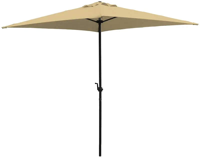 Seasonal Trends Umq65Bkobd-04 Square Canopy Umbrella – 7.8 Ft Height, 6.5 Ft Width & Length, Steel Frame 1