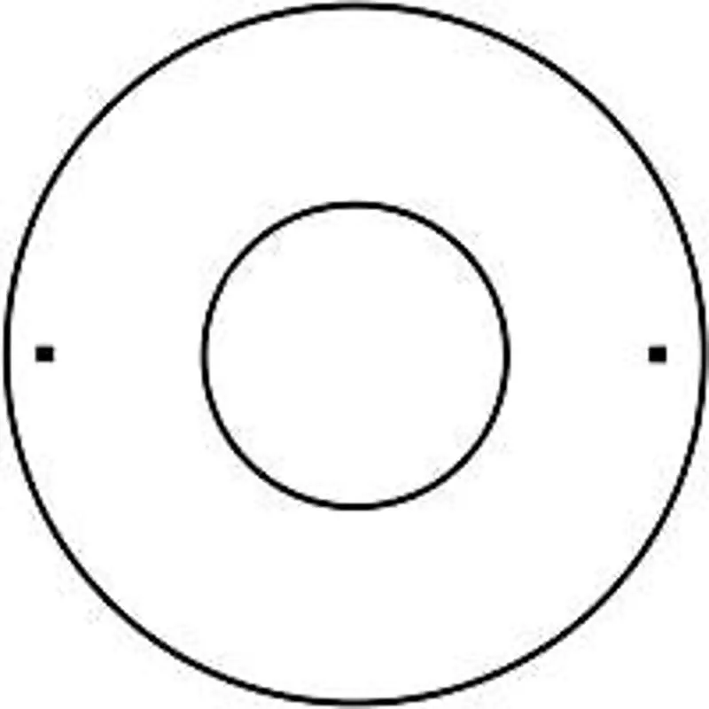 Selkirk 206488 Matte Black Steel Trim Plate Spacer – Precision-Machined For Hvac Applications 1