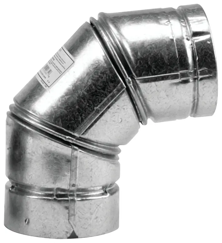 Selkirk 3-Inch Stainless Steel Pellet Stove Pipe 90° Elbow 1