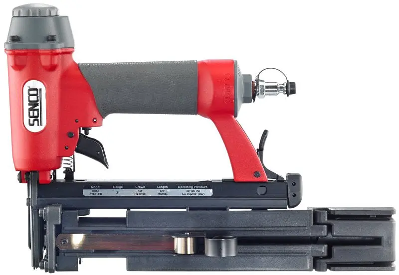 Senco 4A0001N Narrow-Crown Stapler – 1/2" Crown Width, 110-Staple Magazine 1
