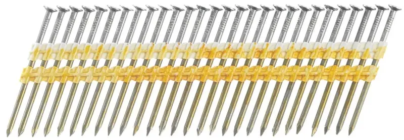 Senco Collated Framing Nails – 2.375" Length, Plastic Strip, Bright Steel, Full Round Head 1