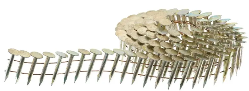 Senco M003105 Galvanized Roofing Nails – 1-1/2" Full Round Head, Smooth Shank, Bulk Pack 1