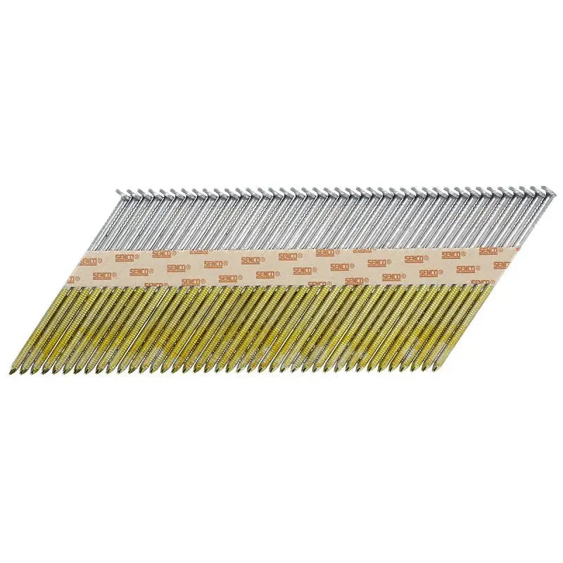 Senco Prohead Hot-Dipped Galvanized Collated Nails – 3" X 11-Gauge, Ring Shank, Full Round Head 1