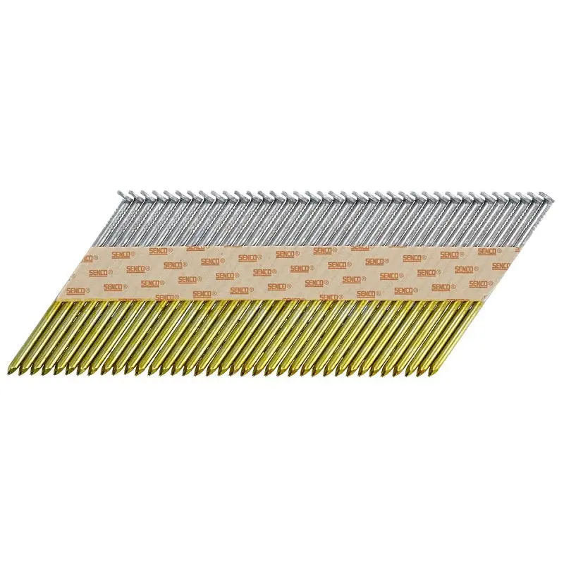 Senco Prohead K527Asbxn Paper Tape Nails – 3" Full-Round Head, 10.3-Gauge Smooth Shank Steel 1