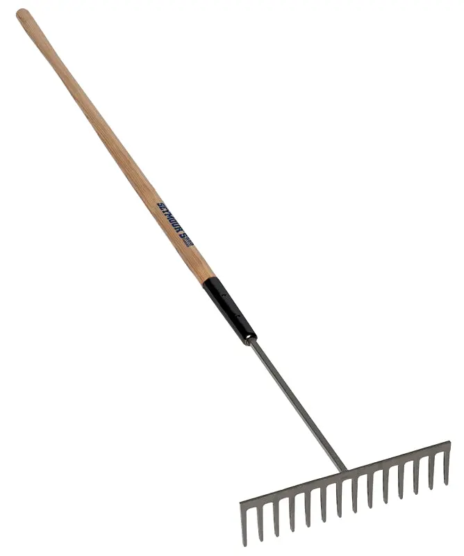 Seymour 78" Asphalt Rake With 14 Hardwood Tines – 4" Tine Length 1