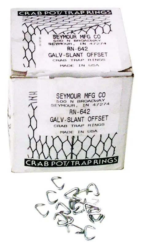 Seymour Galvanized Steel Cage Ring – 14 Gauge Trap Accessory 1