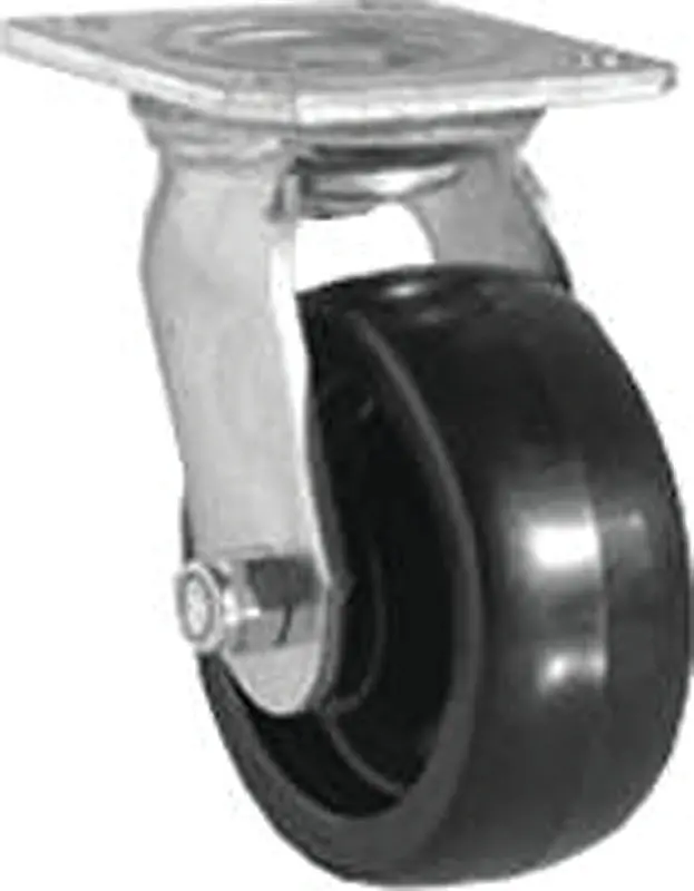 Shepherd Hardware 5-Inch Swivel Caster With Polypropylene Wheel – 2-Inch Width, 500-Pound Load Capacity 1