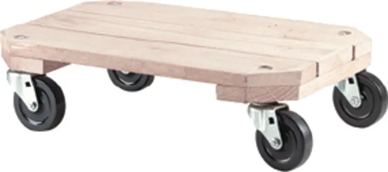 Shepherd Hardware 9854 Heavy-Duty Furniture Dolly – 360 Lb Capacity, Solid Wood Platform 1