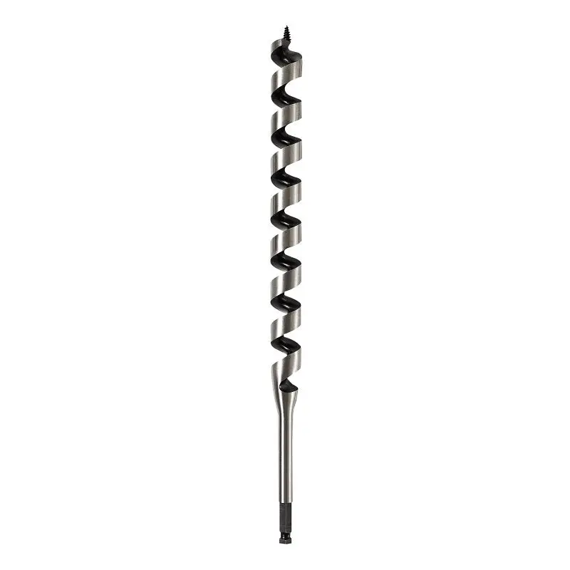 Ship Auger Bit – 1-1/8" Diameter × 17" Length, Heavy-Duty Wood Boring Tool 1