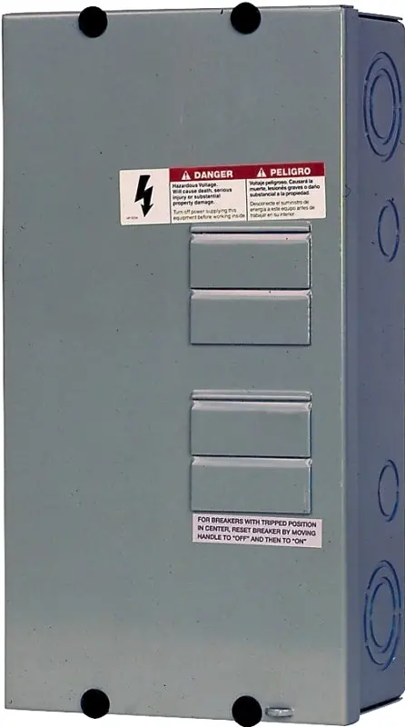 Siemens Murray E0408Ml1125Su 125A Main Lug Load Center – 4-Space/8-Circuit, Nema 1 Gray Enclosure 1