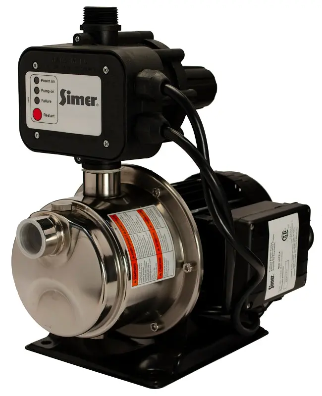 Simer 4075Ss-01 Stainless Steel Utility Pump – 3/4 Hp, 24 Gpm, 1" Outlet, 120V 1