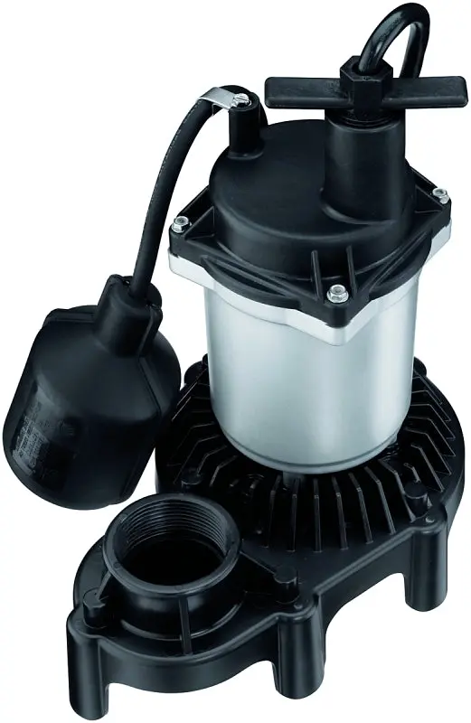 Simer 660 Gph Submersible Sump Pump – 115V, 0.33 Hp, 1-1/2" Discharge, 22-Foot Max Head 1