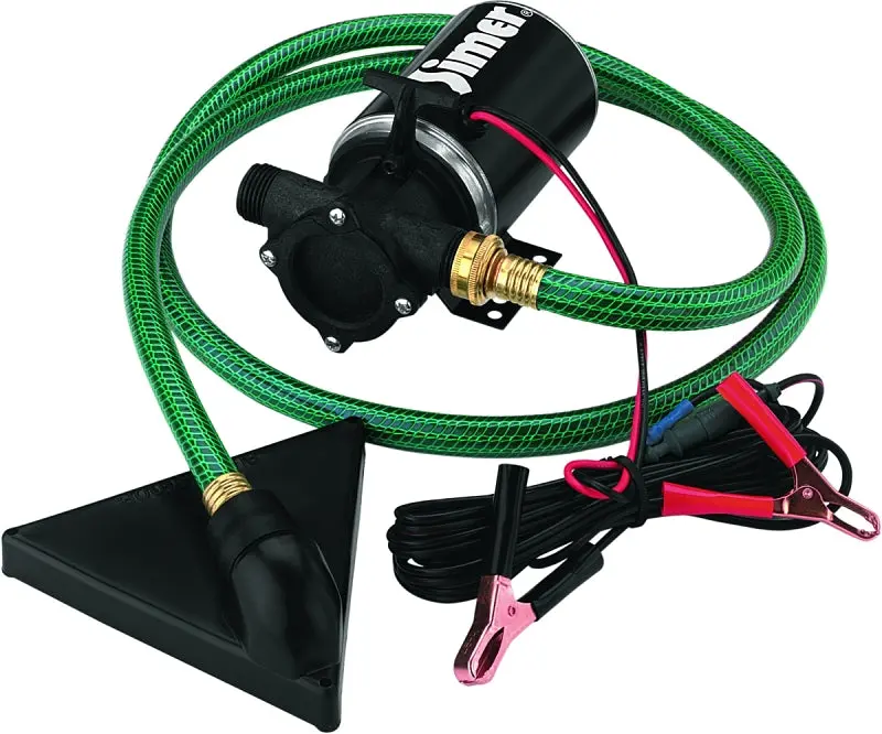 Simer Bw85P 12Vdc Non-Submersible Utility Pump – 450 Gph, Thermoplastic Impeller, 1/8" Outlet 1