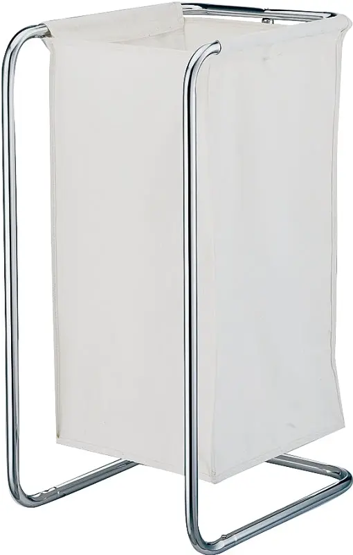 Simple Spaces Bn65-Ch Canvas Laundry Sorter With Removable Bag – 22-Pound Capacity, Beige, Compact 14.5-Inch Width 1