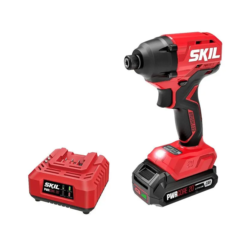 Skil Pwrcore 20 Id6720B-10 Cordless Impact Driver Kit – 20V Brushless Motor With 2Ah Battery 1