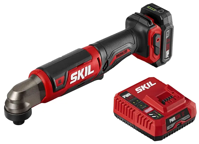 Skil Ri574502 12V Right-Angle Impact Driver – Includes 2Ah Battery, 1/4" Hex Chuck, 3750 Impacts Per Minute 1