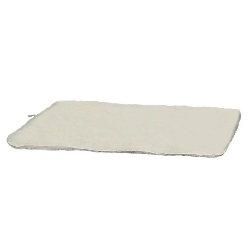 Slumber Pet Za427 Sherpa Dog Mat – 41-3/4" × 27-3/4", Acrylic/Polyester Blend Cover, Natural Color 1