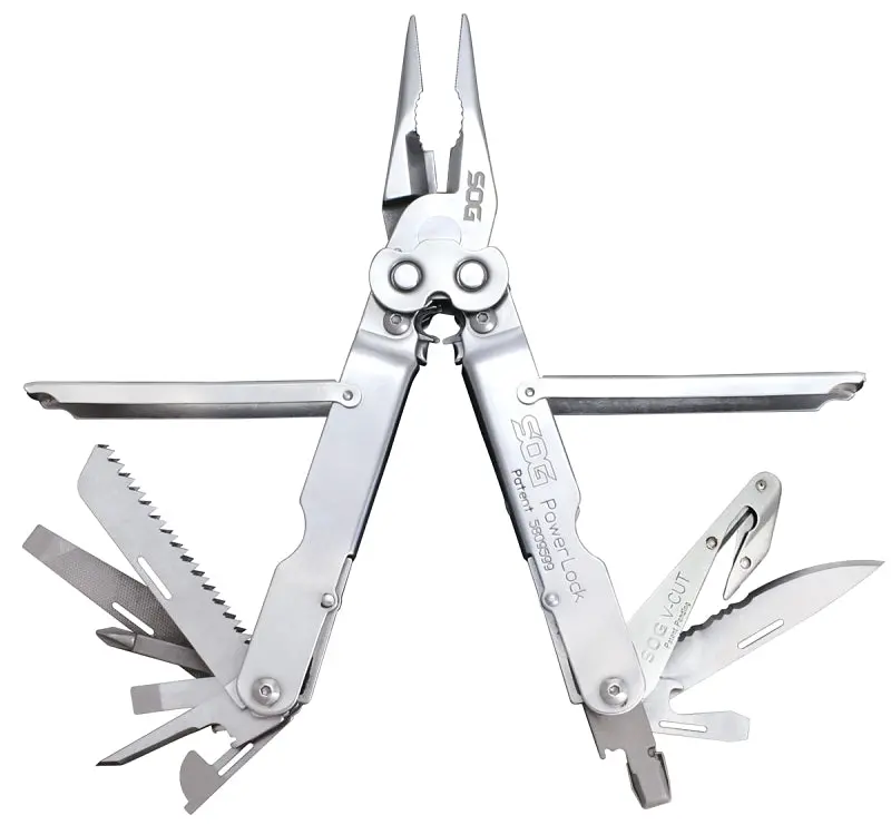 Sog S62N-Cp Compact Multi-Tool – 18-Function Stainless Steel Design With Nylon Sheath 1