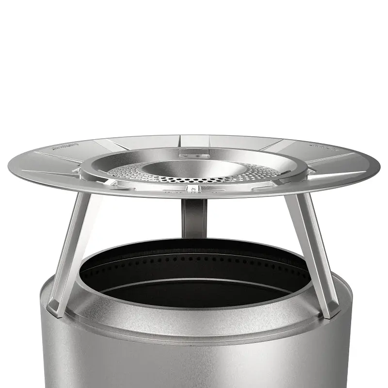 Solo Stove Yukon Ssyuk-27-Deflector Heat Deflector – 304 Stainless Steel, Silver Finish 1