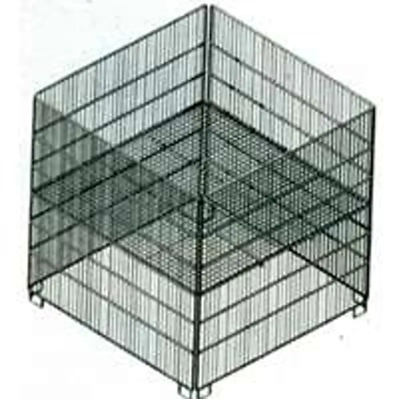 Southern Imperial R40-Cldb-Sq Square Zinc Dump Bin – Heavy-Duty Retail Or Warehouse Storage 1