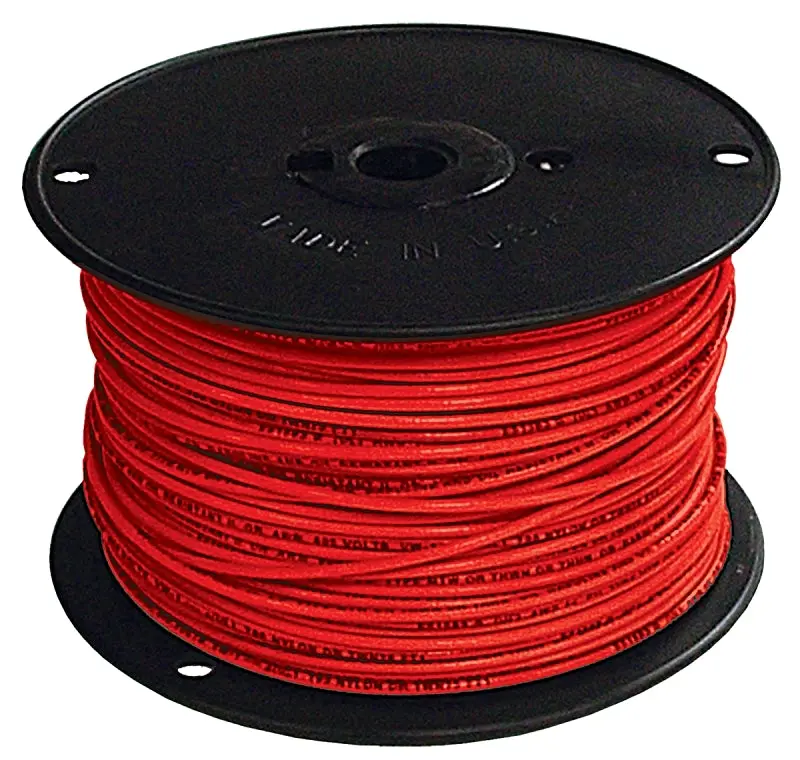 Southwire 12Red-Solx500 Red Building Wire – 12 Awg Single-Conductor Copper, 500-Foot Spool 1