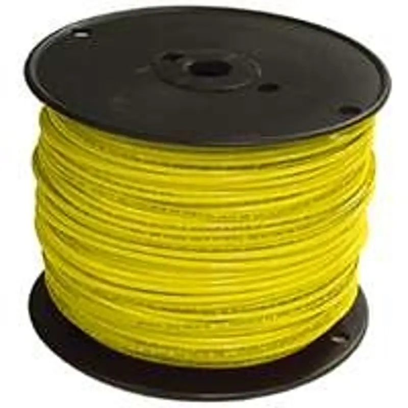 Southwire 14 Awg Yellow Building Wire – 500 Ft Pvc-Thermoplastic Insulated Copper Conductor 1