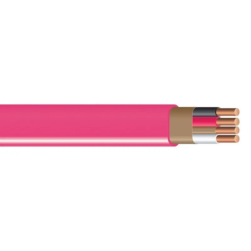 Southwire 63948472 10 Awg Thhn/Thwn-2 Sheathed Cable – 3-Conductor, 200-Foot Roll, Copper, Nylon-Jacketed 1