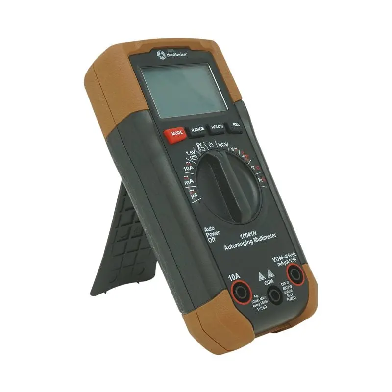 Southwire 65031240 Auto-Ranging Digital Multimeter – 600V Rating, Backlit Lcd Display 1