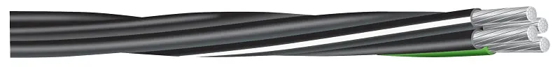 Southwire 8000 Series 4/0-4/0-2/0-4 Aluminum Ser Cable – 200A, 4-Conductor, 500 Ft 1
