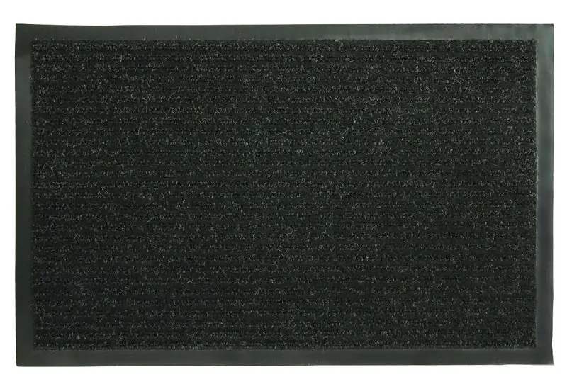 Sports Licensing Solutions 32975 Vinyl Floor Protection Mat – 48" X 36", Durable Black Surface For Gym Or Event Spaces 1
