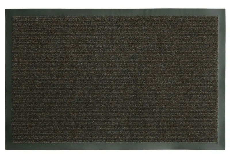 Sports Licensing Solutions Vinyl Floor Mat – 48" X 36" Brown Commercial-Grade Entryway Protector 1