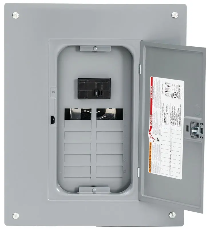 Square D Hom1224M100Pc Plug-On Neutral Load Center – 12-Space, 24-Circuit, 100A, Nema 1 Enclosure 1